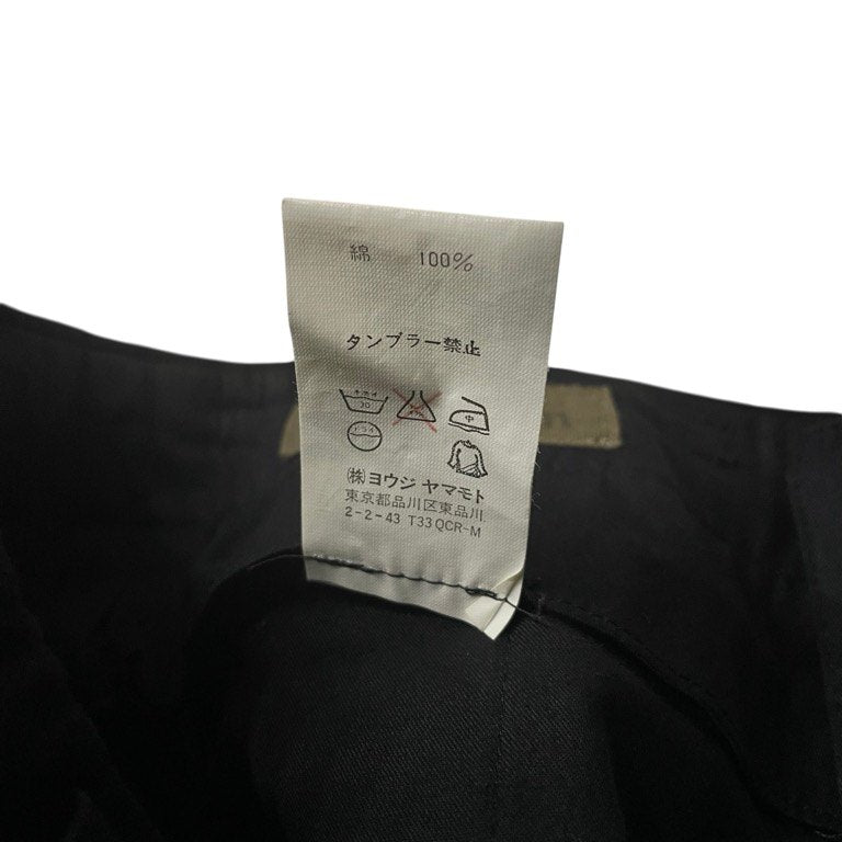 Y's for men コットンライトキャンバスノータックストレートロングパンツ トラウザーズ スラックス Archive Yohji Yamamoto Pour Homme ワイズフォーメン ヨウジヤマモトプールオム メンズ