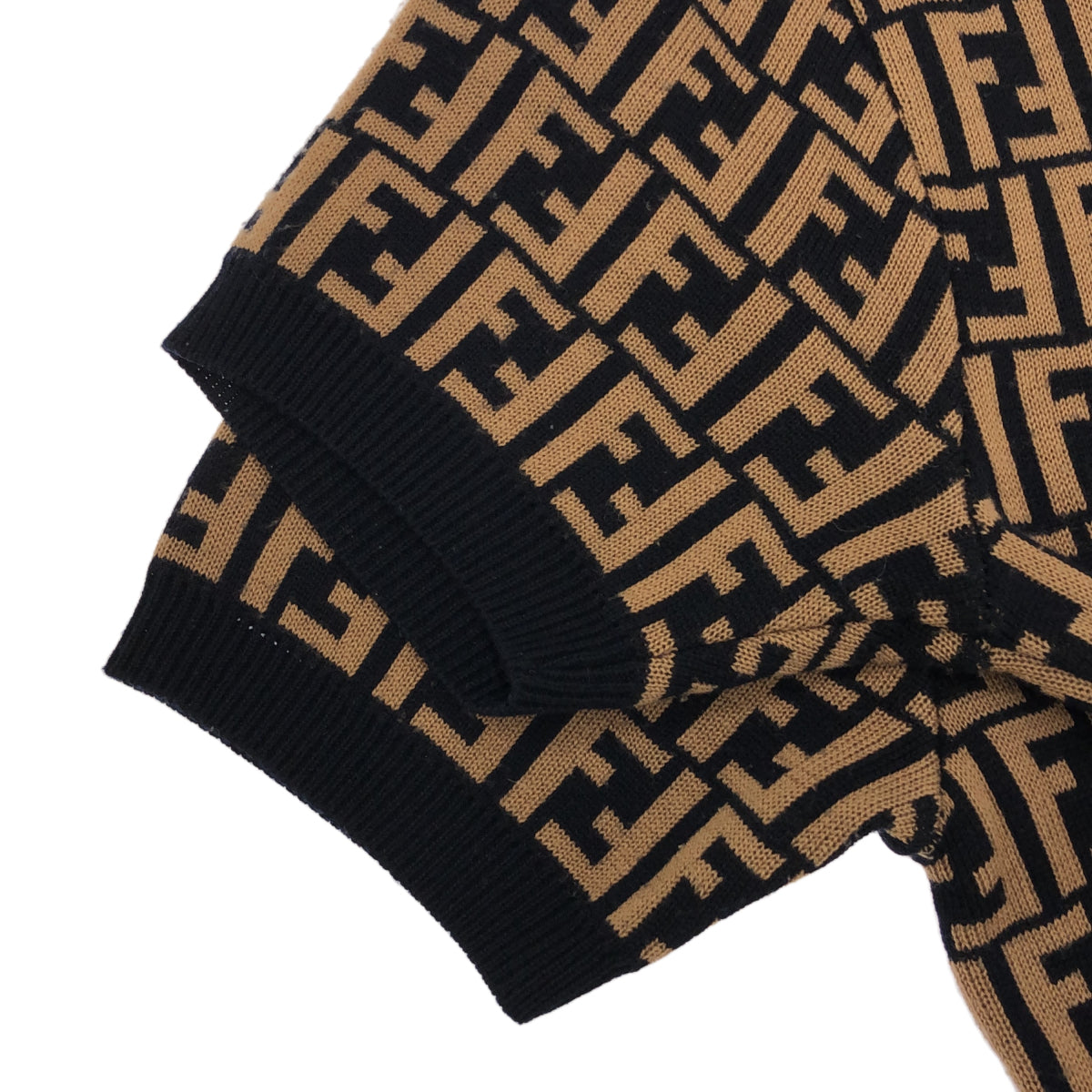 FENDI FENDI ズッカ柄ニットワンピース