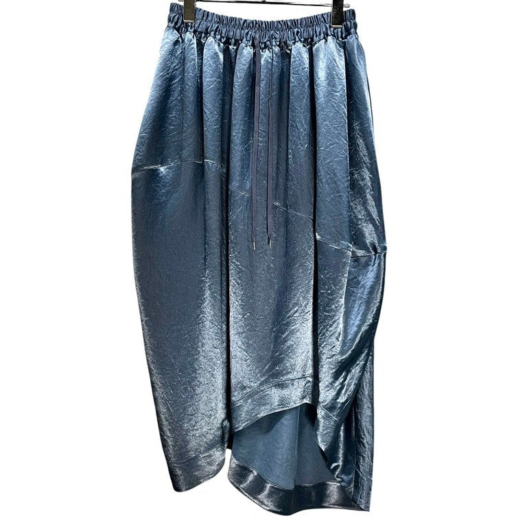 Vivienne Westwood RED LABEL 24SS アセテートサテンアシンメトリーイージーコクーンスカート パンツ ボトムス ドローストリング ヴィヴィアンウエストウッド レッドレーベル レディース