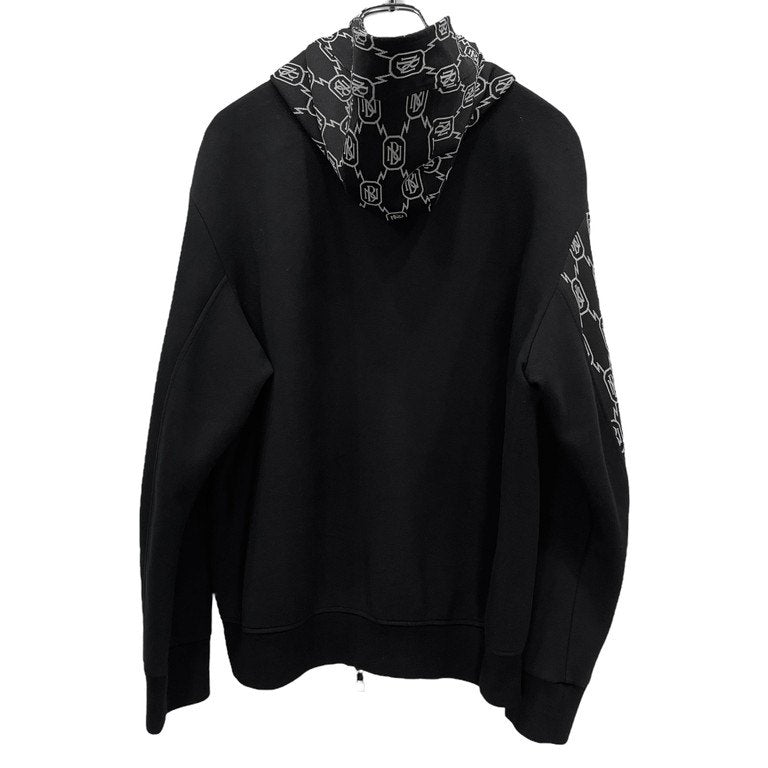 Neil Barrett 20SS NBロゴ切替オーバーサイズジップアップパーカー フーディ トップス アウター 定価122,400円 ニールバレット メンズ