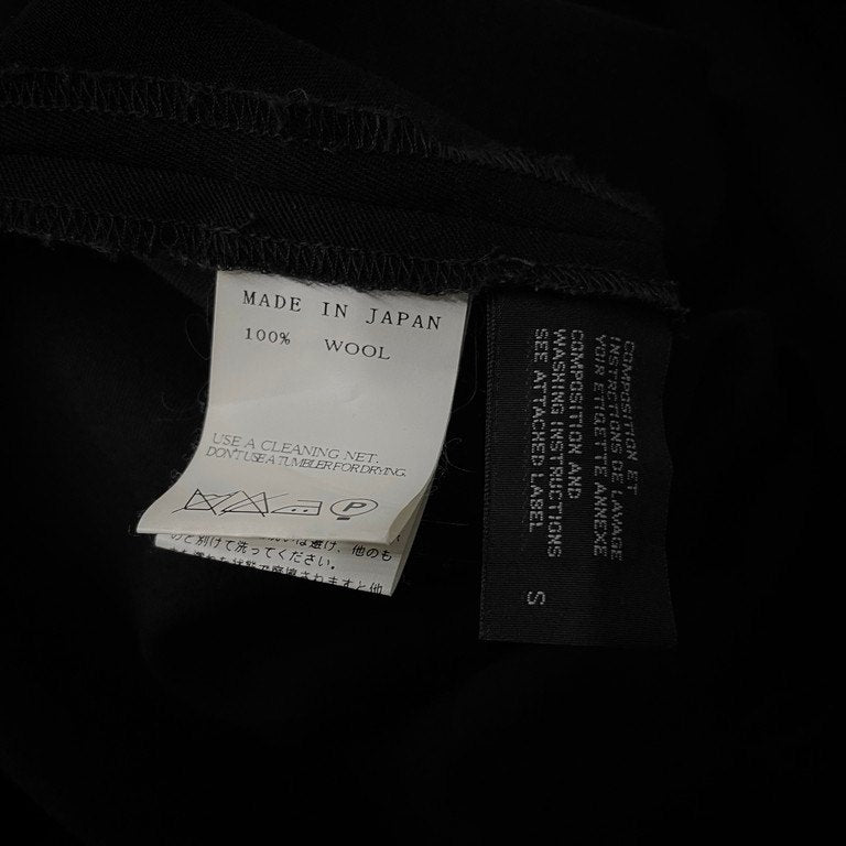 LIMI feu ウールギャバジンノースリーブ立体ネックワンピース 変形 トップス アウター ブラウス Yohji Yamamoto Femme リミフゥ ヨウジヤマモト レディース