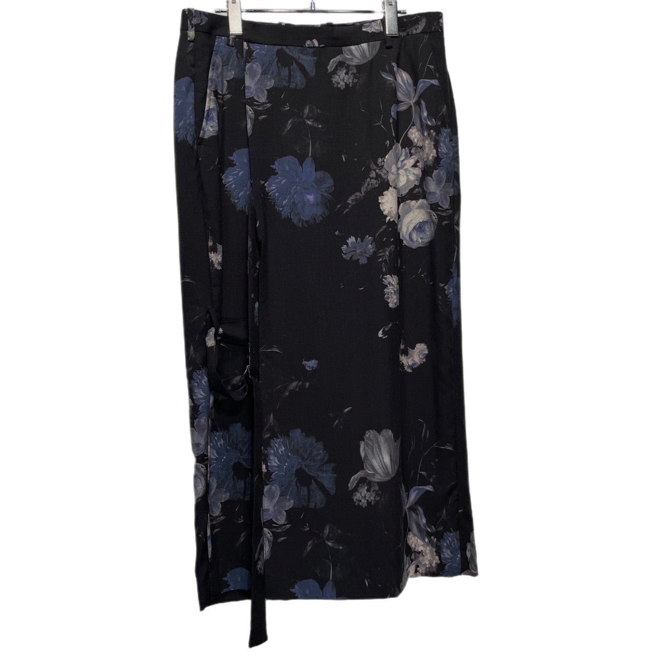LAD MUSICIAN 18SS BONDAGE CROPPED WIDE PANTS フラワープリントボンテージクロップドワイドパンツ 花 総柄 ラップ ボトムス ラッドミュージシャン メンズ