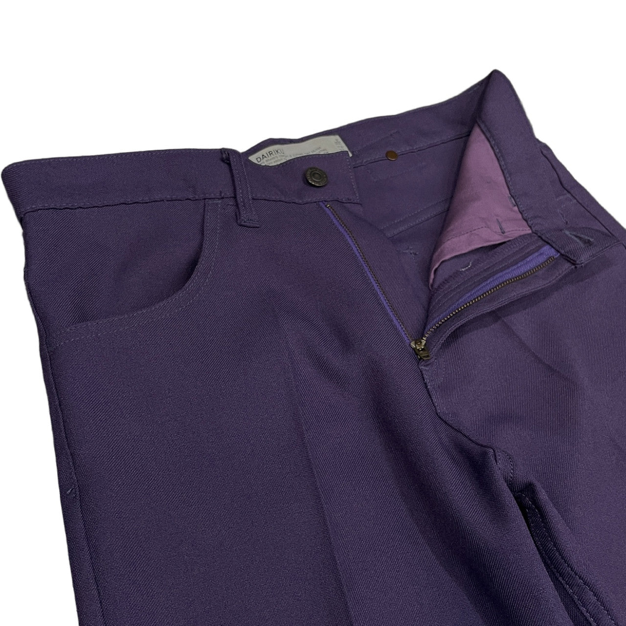 DAIRIKU 19AW Flaser Pressed Pants センタープレスストレートパンツ ボトムス センタークリース ダイリク メンズ