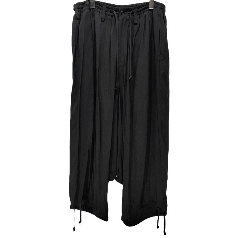 S'YTE Yohji Yamamoto レーヨンギャバジンサルエルバルーンパンツ ボトムス ドローストリング イージー サイト ヨウジヤマモト メンズ レディース ユニセックス