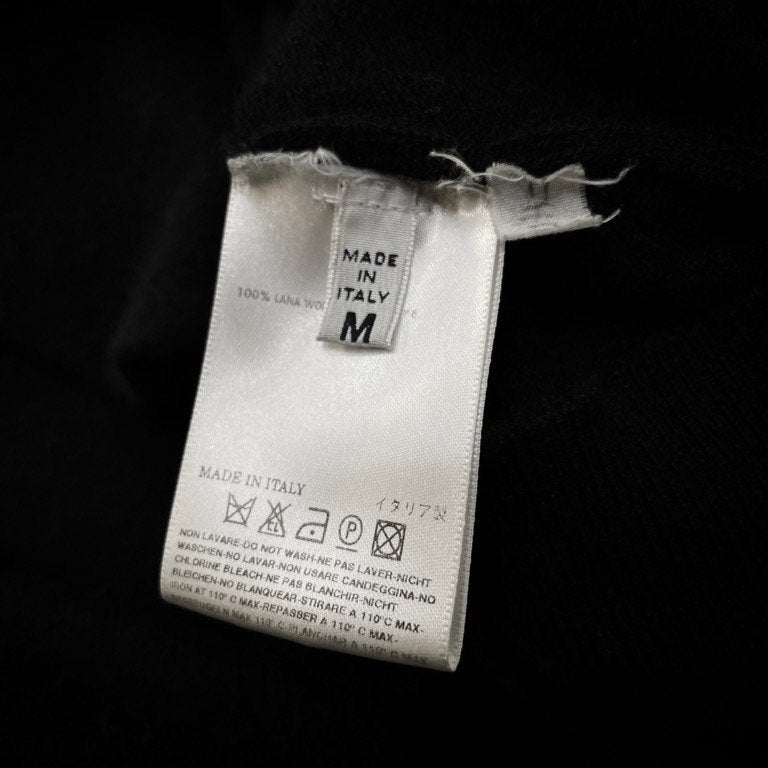 Maison Martin Margiela 14 08AW レザーエルボーパッチニットカーディガン Archive ここのえ セーター トップス メゾンマルタンマルジェラ メンズ