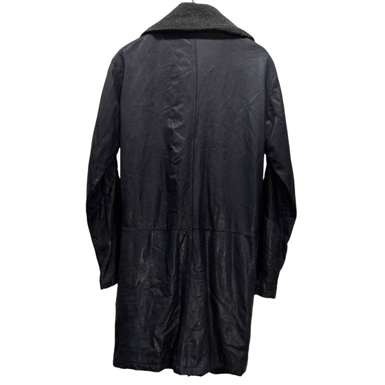 GIORGIO BRATO Limited edition Art.001 ITEM #4 ベビーラムレザー総シルクライニングジップアップレザーコート ジャケット ブルゾン アウター 限定 ジョルジオブラット メンズ