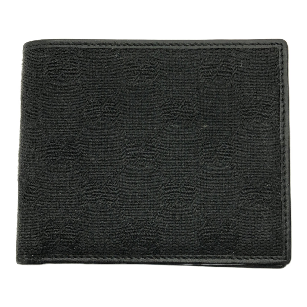 GUCCI GUCCI GGキャンバス 二つ折り財布