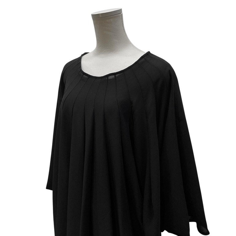 JUNYA WATANABE COMME des GARCONS 09AW ポリエステルジョーゼットドルマンスリーブドレープトップス ブラウス 変形 とろみ Archive ジュンヤワタナベ コムデギャルソン レディース