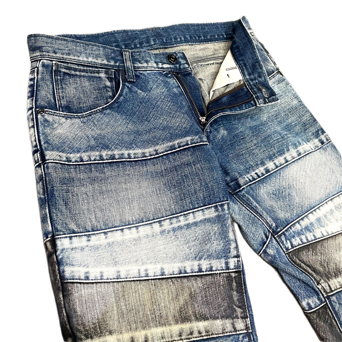 BLACK BARRET by Neil Barrett パッチワークハギデニムパンツ ジーンズ ボトムス ブラックバレット ニールバレット メンズ