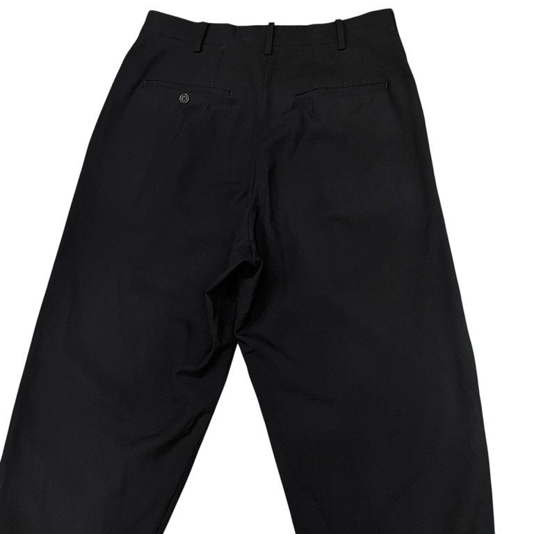Yohji Yamamoto Pour Homme 94AW ウールギャバジン2タックワイドテーパードパンツ スラックス トラウザーズ ボトムス Archive マリオネット期 ヨウジヤマモトプールオム メンズ
