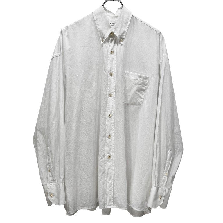 OUR LEGACY BORROWED BD SHIRT WHITE VOILE コットンボイルオーバーサイズボタンダウンシャツ ブラウス トップス アワーレガシー メンズ