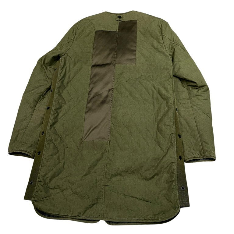 OAMC Quilted Insert Coat キルティングパッチワーク中綿ノーカラーロングコート ジャケット ブルゾン アウター 定価127,380円 Original Artifacts Made Current オーエーエムシー メンズ