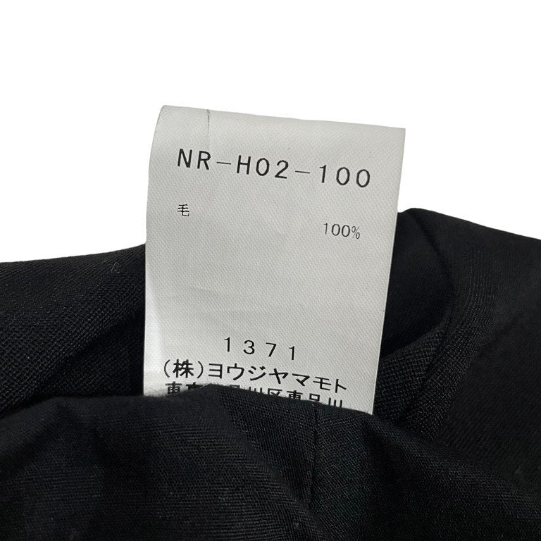 Yohji Yamamoto +NOIR 20AW ウールギャバジンショートブリムキャスケット