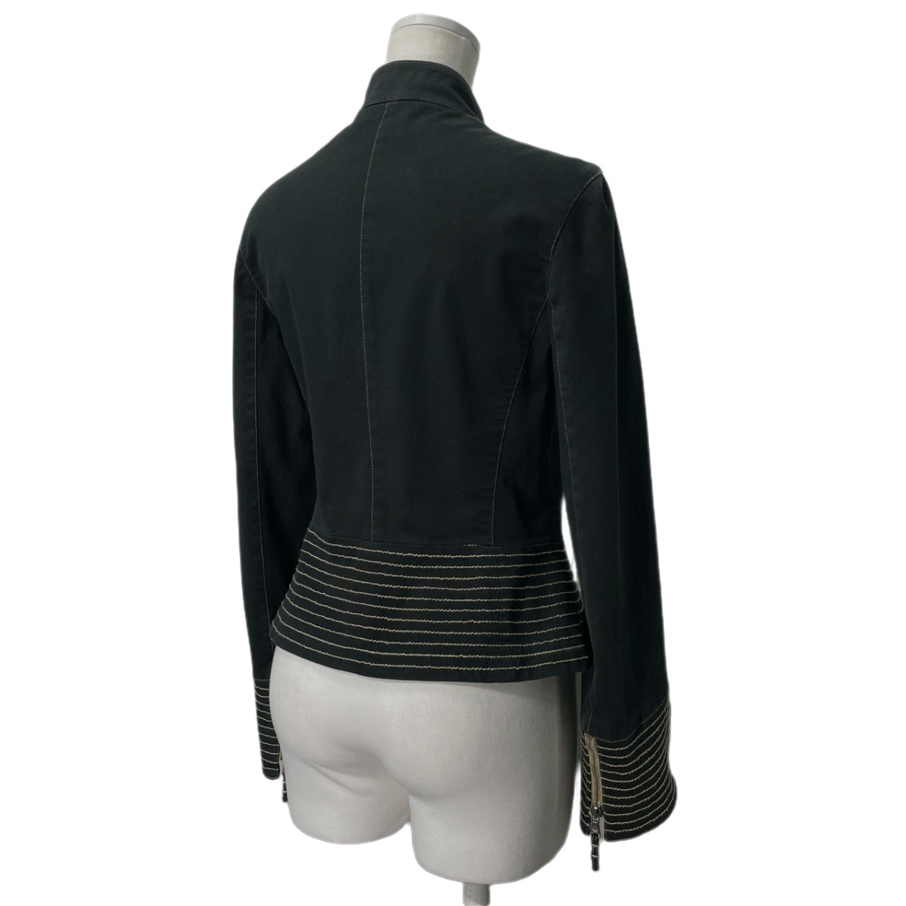 EMPORIO ARMANI ~90's EMPORIO ARMANI フリルデザインジップジャケット