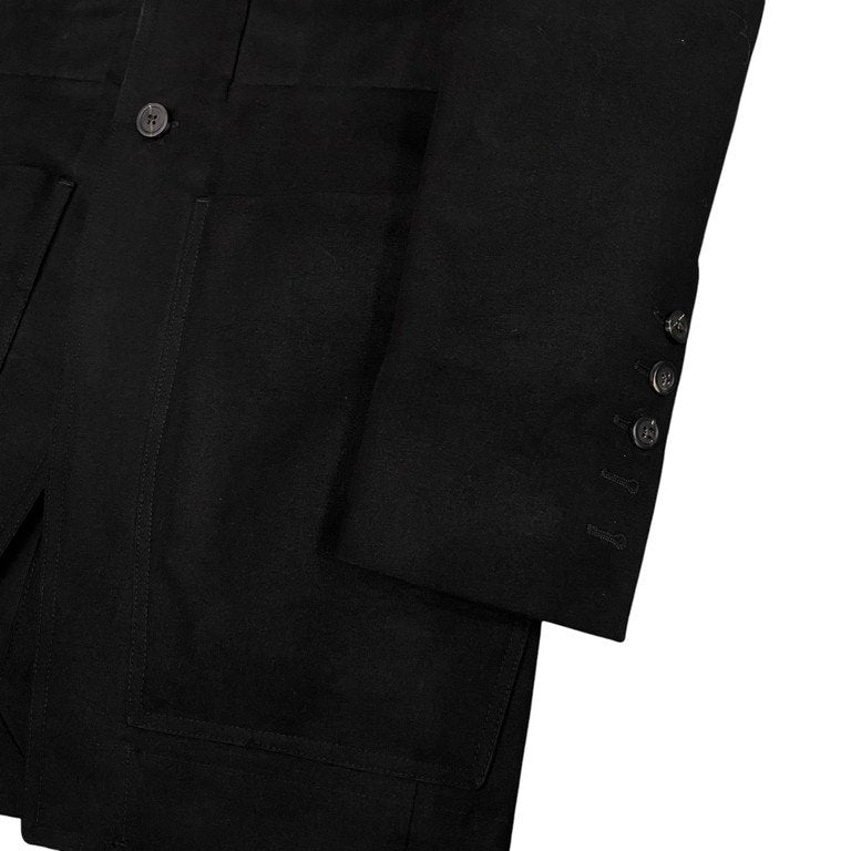Rick Owens 23AW LUXOR FOGPOCKET LIDO JACKET コットンモールスキンフォグポケットバックベルトテーラードジャケット ブレザー ブルゾン コート アウター RU02C7723-MO リックオウエンス メンズ