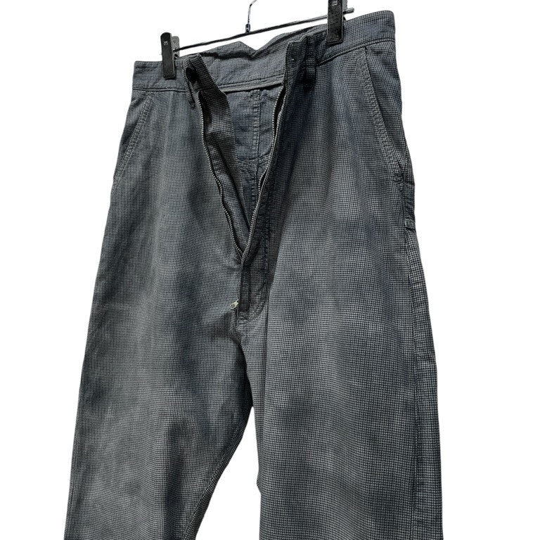 Vivienne Westwood MAN ムラ染めガンクラブチェックシンチバックサルエルパンツ ボトムス Archive 00s ヴィヴィアンウエストウッド マン メンズ