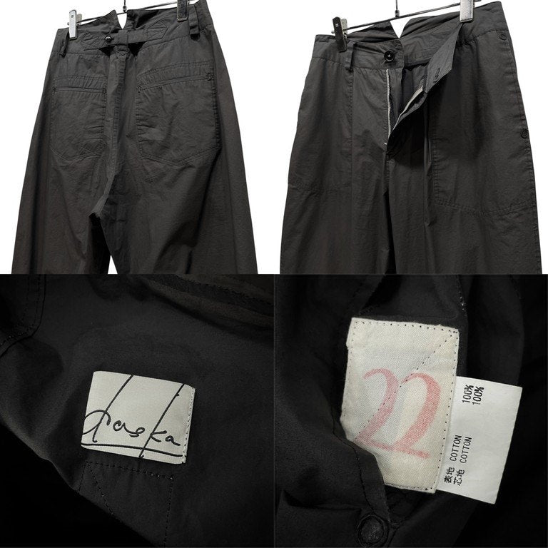 daska Basic Jacket & Basic Tapered Pants Setup コットンタイプライターベーシックワークジャケット パンツ セットアップスーツ テーラード 定価約70,000円 ダスカ メンズ レディース ユニセックス