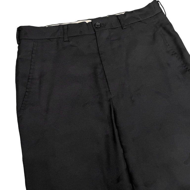 COMME des GARCONS 07AW ウールシルクシャドーカモフラージュジャカードテーパードパンツ 迷彩 ボトムス CDG コムデギャルソン レディース
