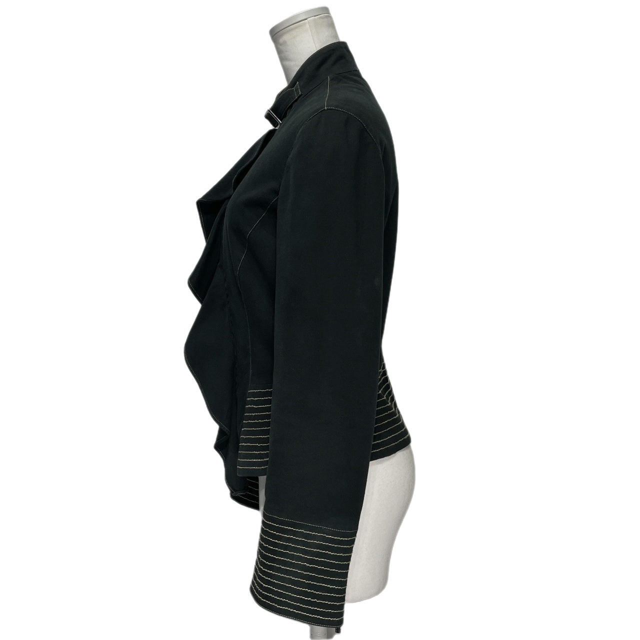 EMPORIO ARMANI ~90's EMPORIO ARMANI フリルデザインジップジャケット