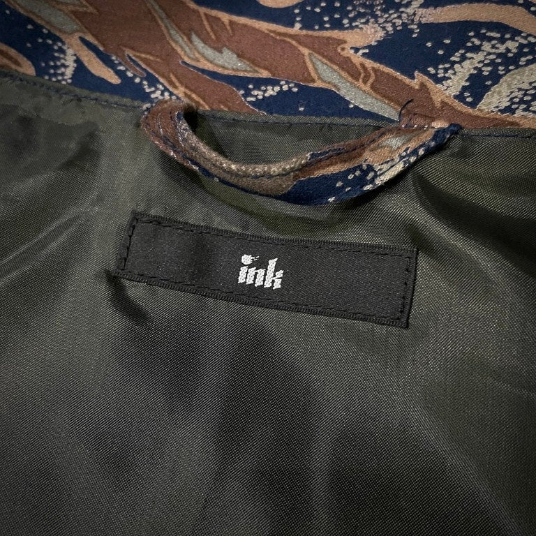 ink SPACE CAMO COACH JACKET スペースカモフラージュコーチジャケット 総柄 宇宙 迷彩 ブルゾン アウター インク メンズ レディース ユニセックス