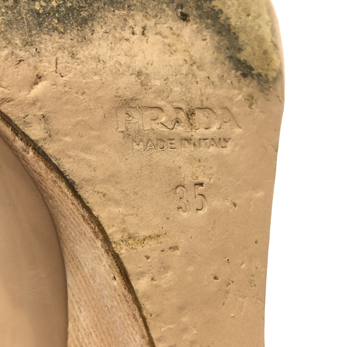 PRADA PRADA ウェッジソールパンプス 35