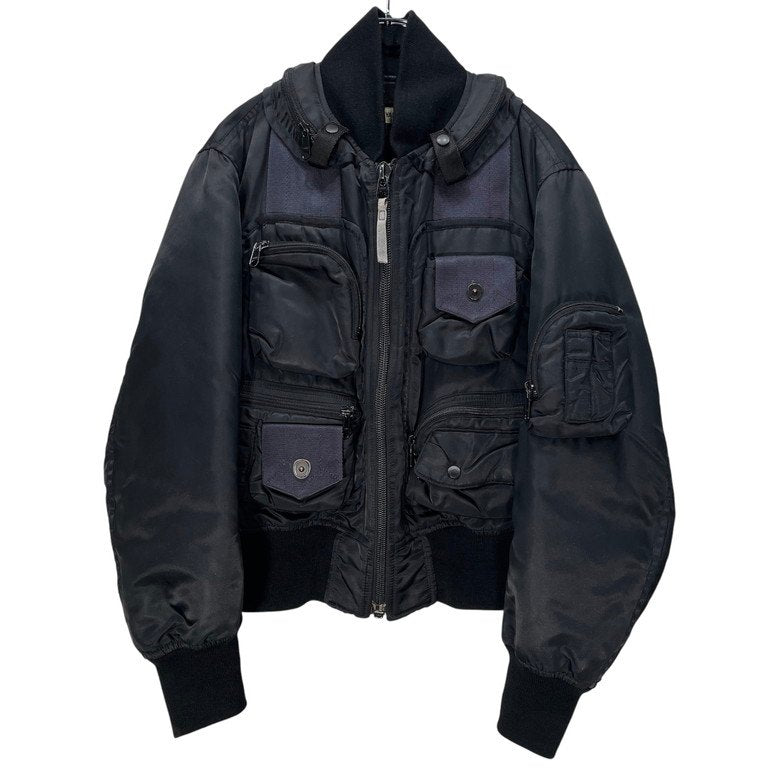 NEXT51｜D.F.L｜ISSEY MIYAKE MEN 96AW PARACHUTE CARGO BOMBER JACKET 
