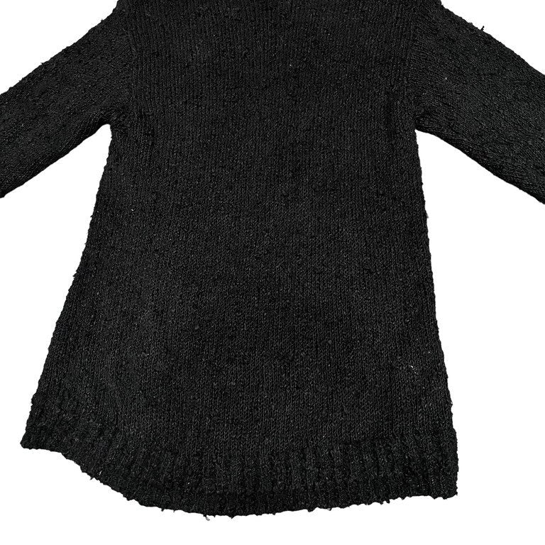 Kheiki 23SS Hand Knitting Sweater Linen Boucle Yarn リネンコットンブークレハンドニットセーター 03S08 定価47,300円 ケイキ