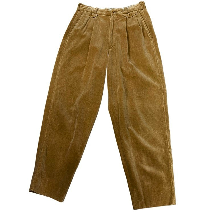 Y's for men コットンベロアダブルウォッチポケット2タックワイドテーパードパンツ トラウザーズ スラックス ボトムス Archive 90s Yohji Yamamoto Pour Homme ワイズフォーメン ヨウジヤマモトプールオム メンズ