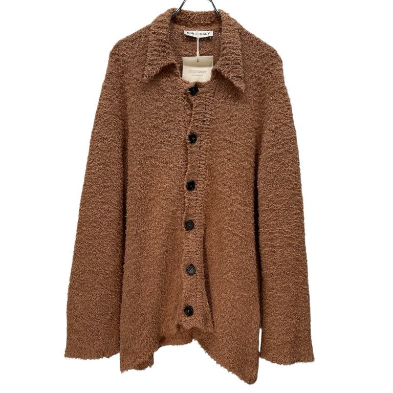 OUR LEGACY 22SS BIG CARDIGAN CARAMEL CLOUDY COTTON レザーボタンキャラメルクラウディコットンニットカーディガン タグ付き アワーレガシー メンズ