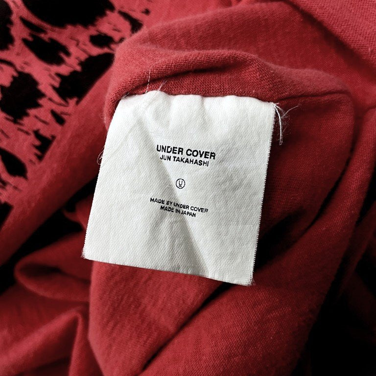 UNDERCOVERISM 03SS レオパードロゴプリント空環ノースリーブカットオフTシャツ カットソー Archive SCAB期 トップス アンダーカバー アンダーカバイズム メンズ