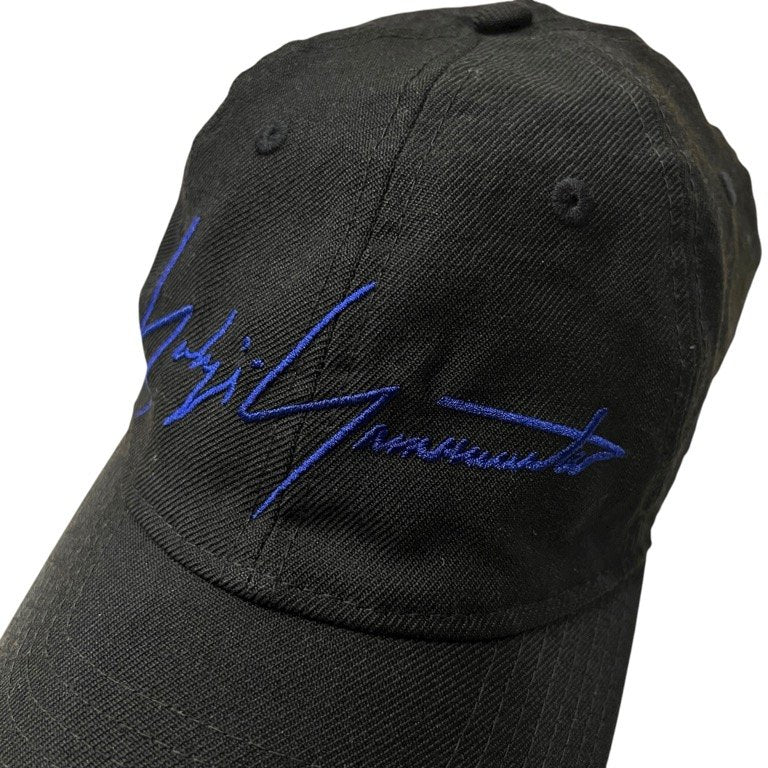 Yohji Yamamoto Pour Homme × NEW ERA 19SS 930 YY SIGN 青ロゴ刺繍キャップ 帽子 ヨウジヤマモトプールオム ニューエラ メンズ レディース ユニセックス