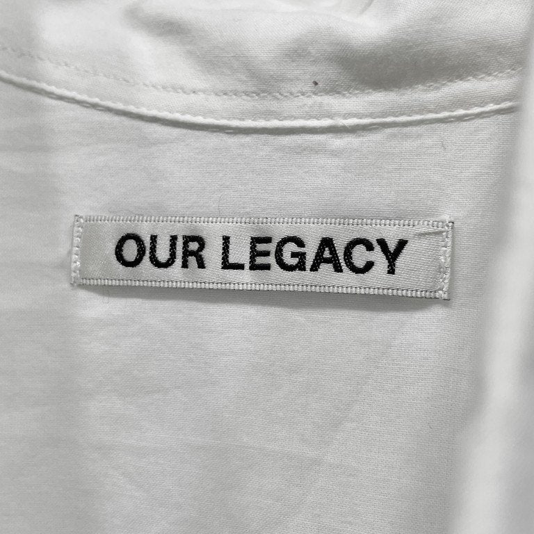 OUR LEGACY BORROWED BD SHIRT WHITE VOILE コットンボイルオーバーサイズボタンダウンシャツ ブラウス トップス アワーレガシー メンズ
