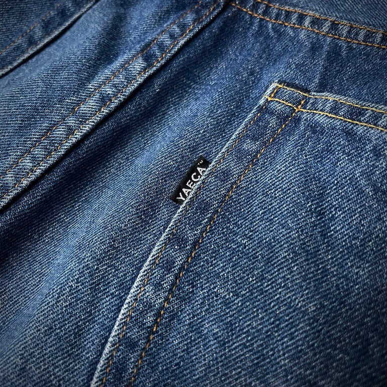 YAECA コットンリネンワイドストレートセルビッチデニムパンツ WIDE STRAIGHT DENIM 13-11U ボトム size 31 赤耳 ライトオンス ヤエカ メンズ レディース ユニセックス