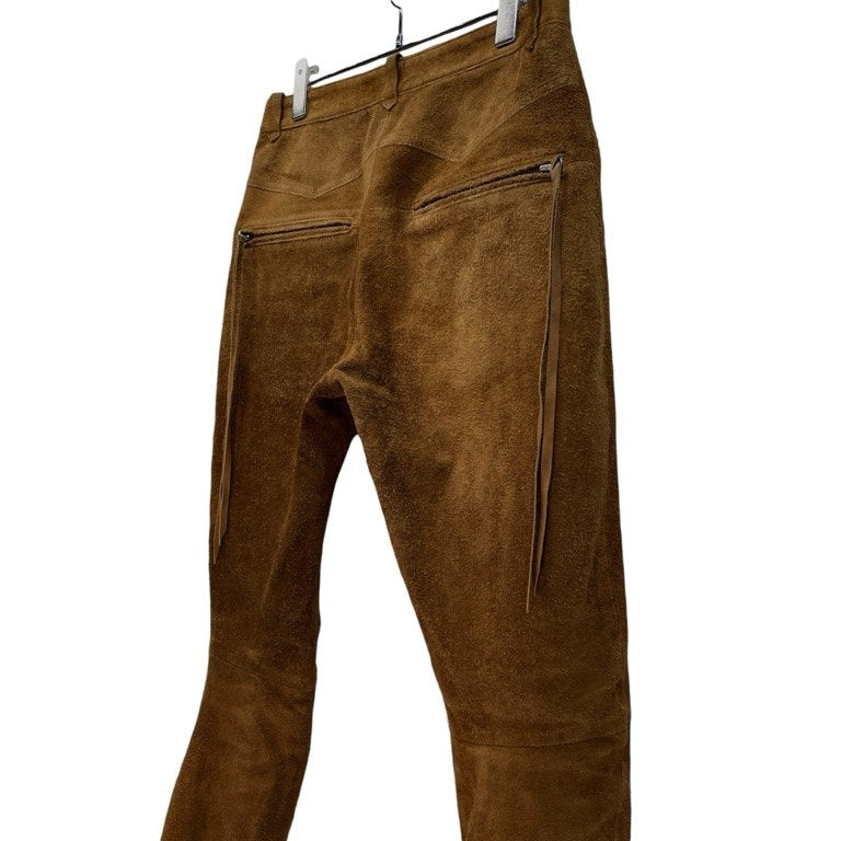 BED J.W. FORD スエードホースレザージョッパーズパンツ ジップ ウエスタン スウェード ボトムス ベッドフォード メンズ