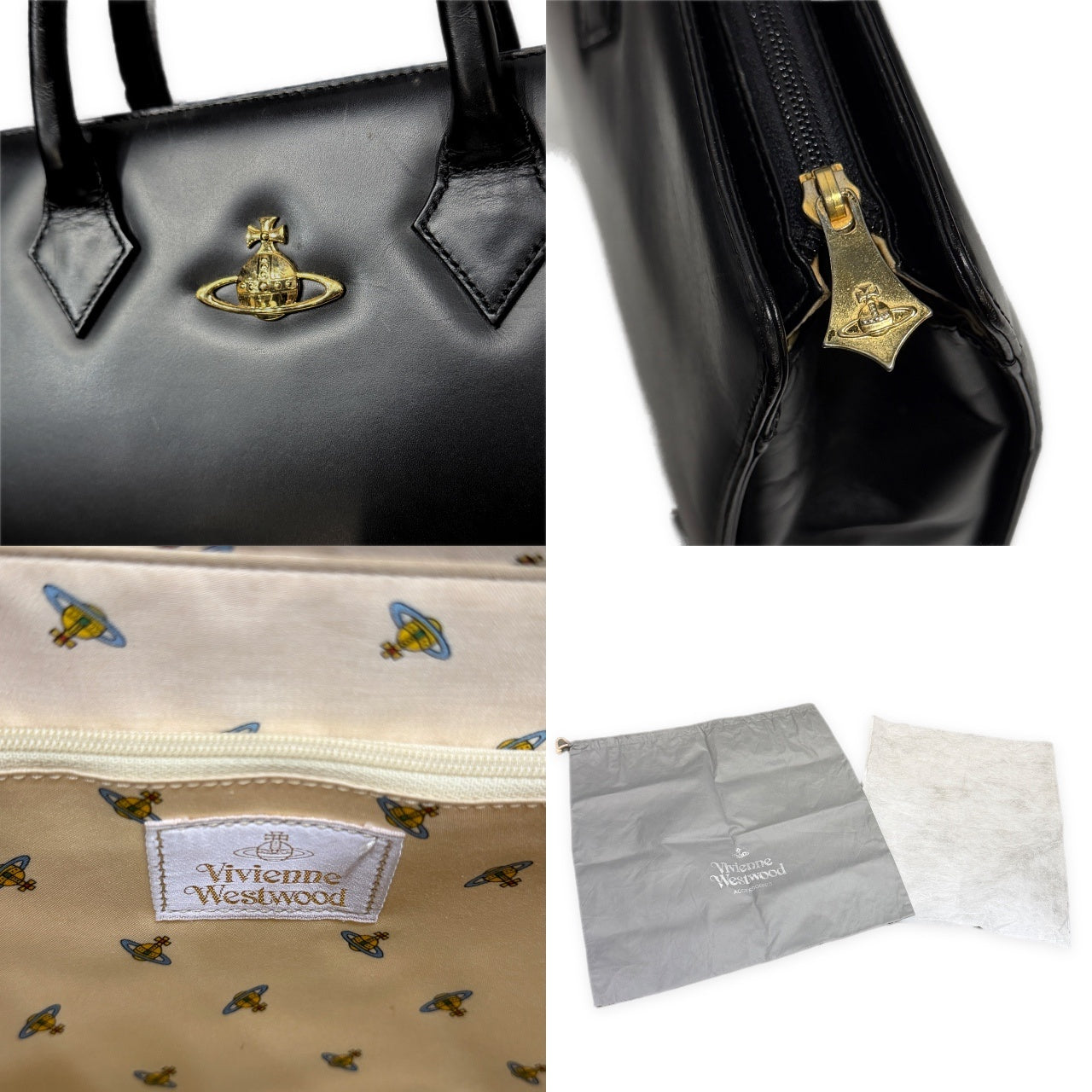Vivienne Westwood オーブロゴレザーブリーフケース バッグ 鞄 カバン ヴィヴィアンウエストウッド メンズ レディース ユニセックス