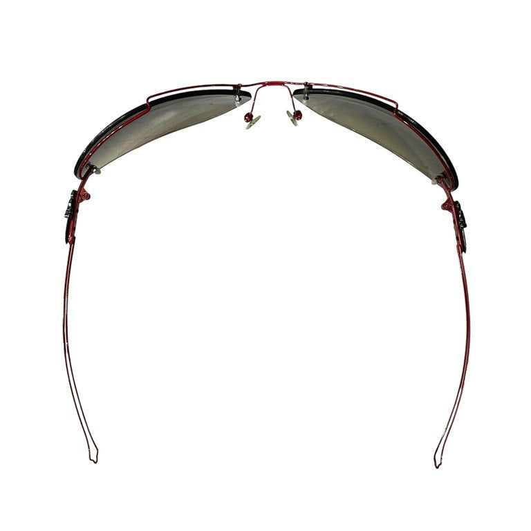 CHROME HEARTS DRAGPIPE3 D.P. III サイドダガーフォックスフレームハーフリムサングラス 眼鏡 メガネ アイウェア 服飾雑貨 小物 CH クロムハーツ メンズ レディース ユニセックス