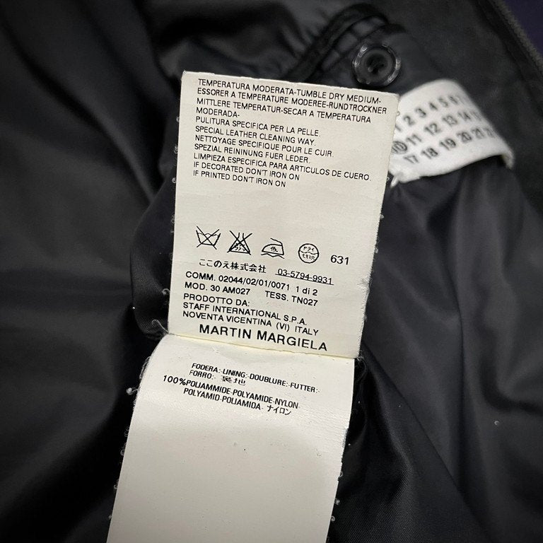 Maison Martin Margiela 10 07SS 再構築レザーパッチワークブルゾン ジャケット コート アウター Archive 00s 本人期 メゾンマルタンマルジェラ メンズ