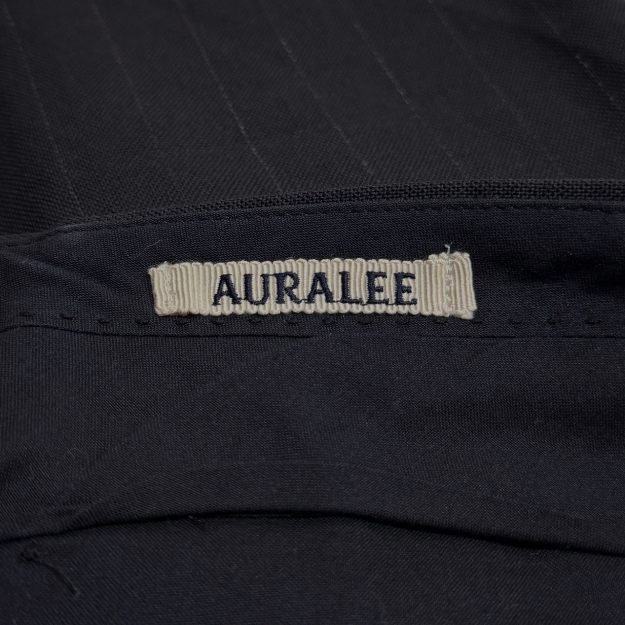AURALEE 20SS WOOL CUPRA LINEN CLOTH SLACKS ウールキュプラリネンクロススラックス ストライプ パンツ トラウザーズ A20SP02CL オーラリー メンズ