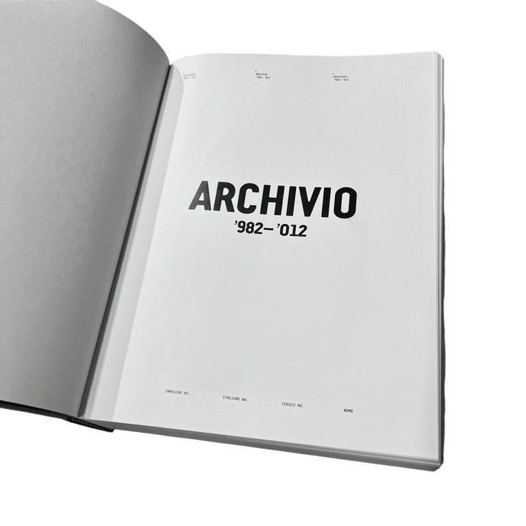 STONE ISLAND 30th Anniversary ARCHIVIO '982-'012 30周年記念限定 リミテッドブック 本 書籍 Archive Massimo Osti ストーンアイランド マッシモオスティ