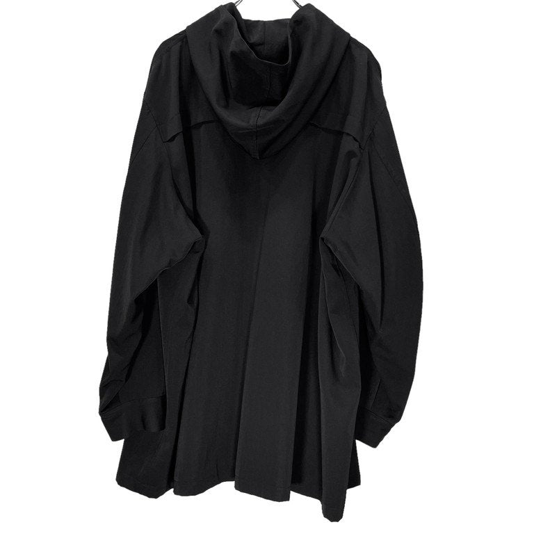 Y's for men ウールギャバジンダブルジップフーデッドロングジャケット ブルゾン コート Archive 90s