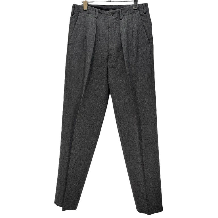 Y's for men ウールサージセットアップスーツ Archive 90s 4Bテーラードジャケット 2タックパンツ スラックス トラウザーズ ごま塩 Yohji Yamamoto Pour Homme ヨウジヤマモトプールオム ワイズフォーメン メンズ