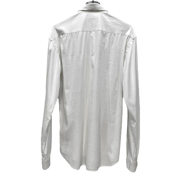 PRADA ストレッチコットンフライフロントプレーンシャツ ブラウス トップス 比翼 プラダ メンズ