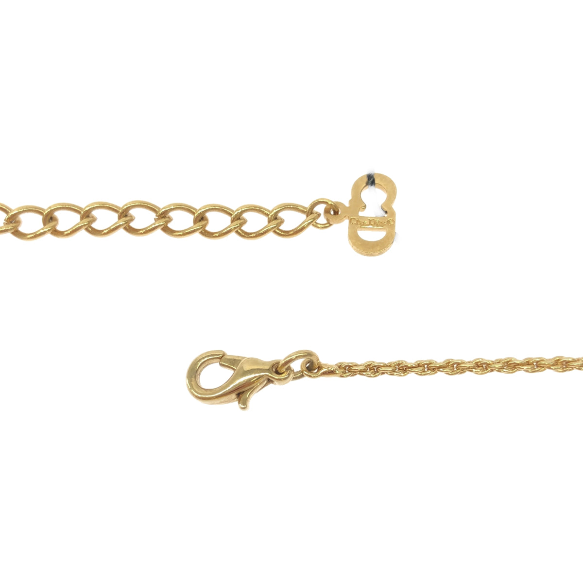 Christian Dior Christian Dior ネックレス CDロゴ ハート