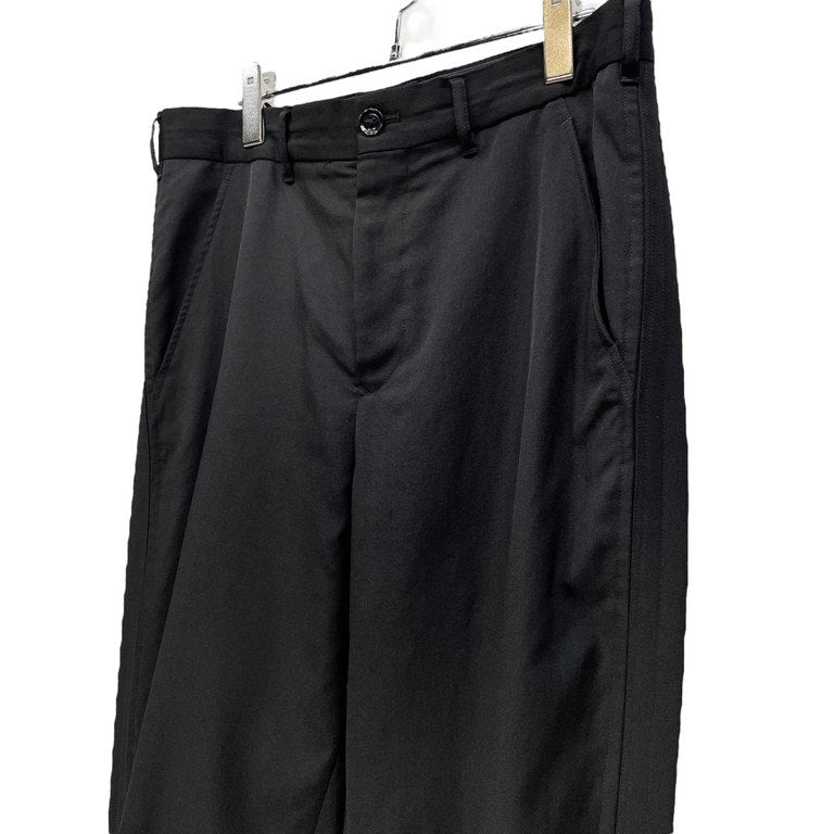 Yohji Yamamoto Pour Homme 16AW ウールギャバジン側章ボンテージパンツ ロールアップ ベルト サイドライン ボトムス Archive ヨウジヤマモトプールオム メンズ