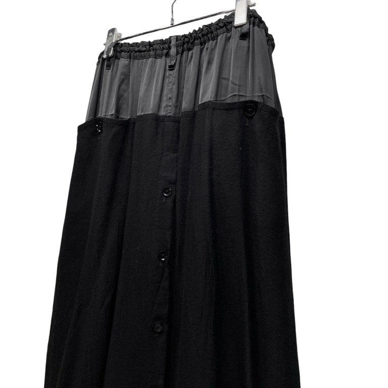 Yohji Yamamoto Pour Homme 14SS キュプラレーヨン切替クロップドラップパンツ LOOK 8 Archive ボトムス ヨウジヤマモトプールオム メンズ