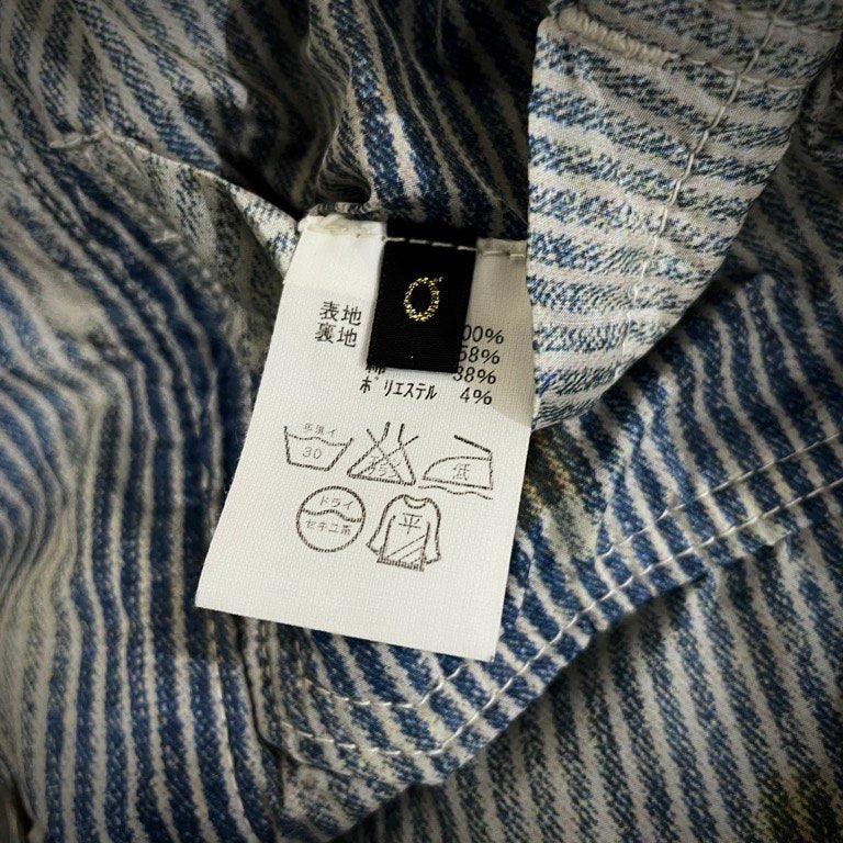 KAPITAL ヒッコリーストライプ転写プリントブランケットライナーナイロンジャケット ブルゾン コート アウター Archive キャピタル メンズ レディース ユニセックス