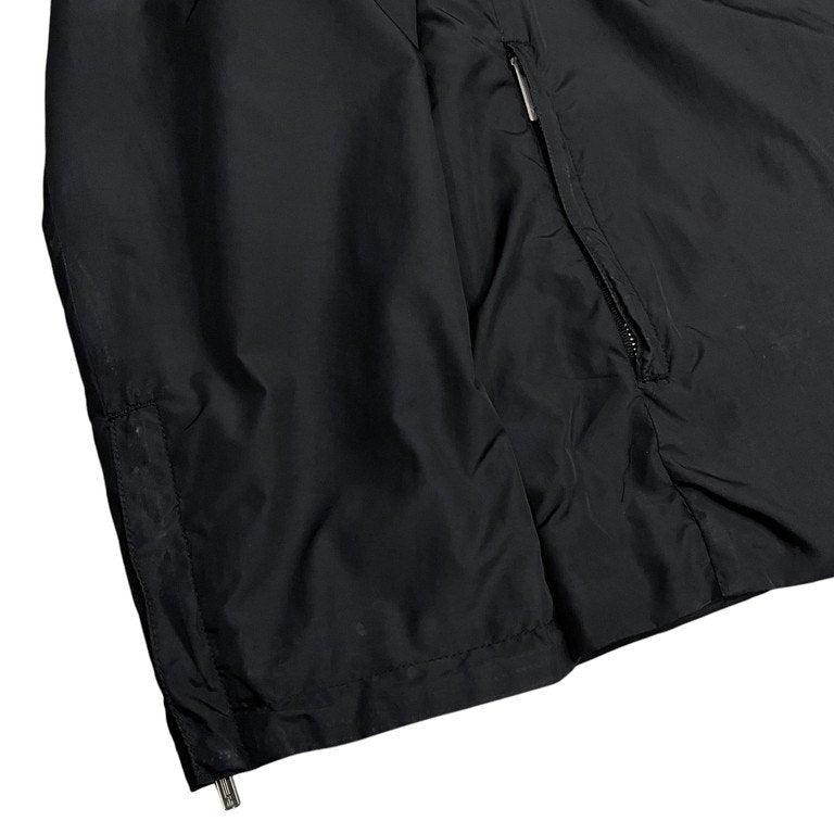 Y-3 ポリエステルタフタ裏地ロゴプリントジップアップシングルジャケット ブルゾン コート アウター スイングトップ Yohji Yamamoto adidas ワイスリー ヨウジヤマモト アディダス メンズ