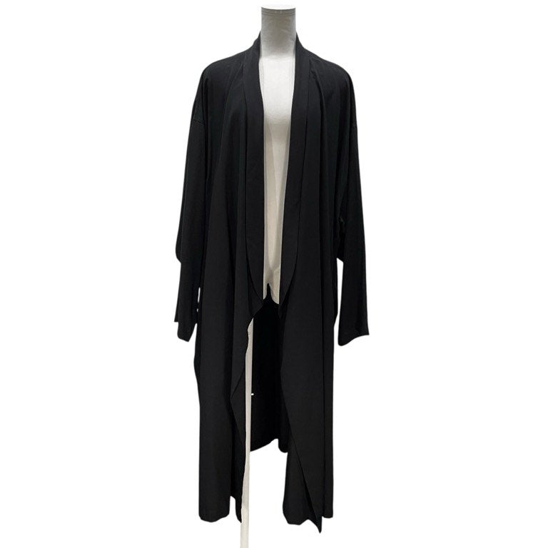 Y's 19SS テンセルローンボタンレスロングコート ジャケット ブルゾン アウター Yohji Yamamoto Femme ヨウジヤマモトファム ワイズ レディース