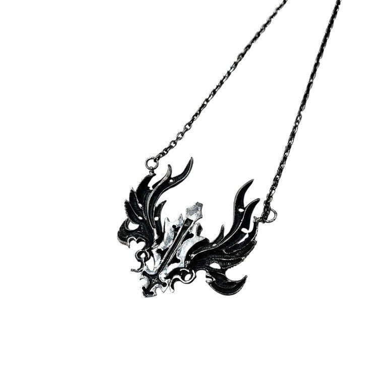 anima exists in all creation 女神に贈る欠片 アメジストストーンシルバーネックレス AN-07 定価143,000円 ペンダント アクセサリー シルバー 925 アニマ エグジスツ イン オール クリエーション メンズ レディース ユニセックス