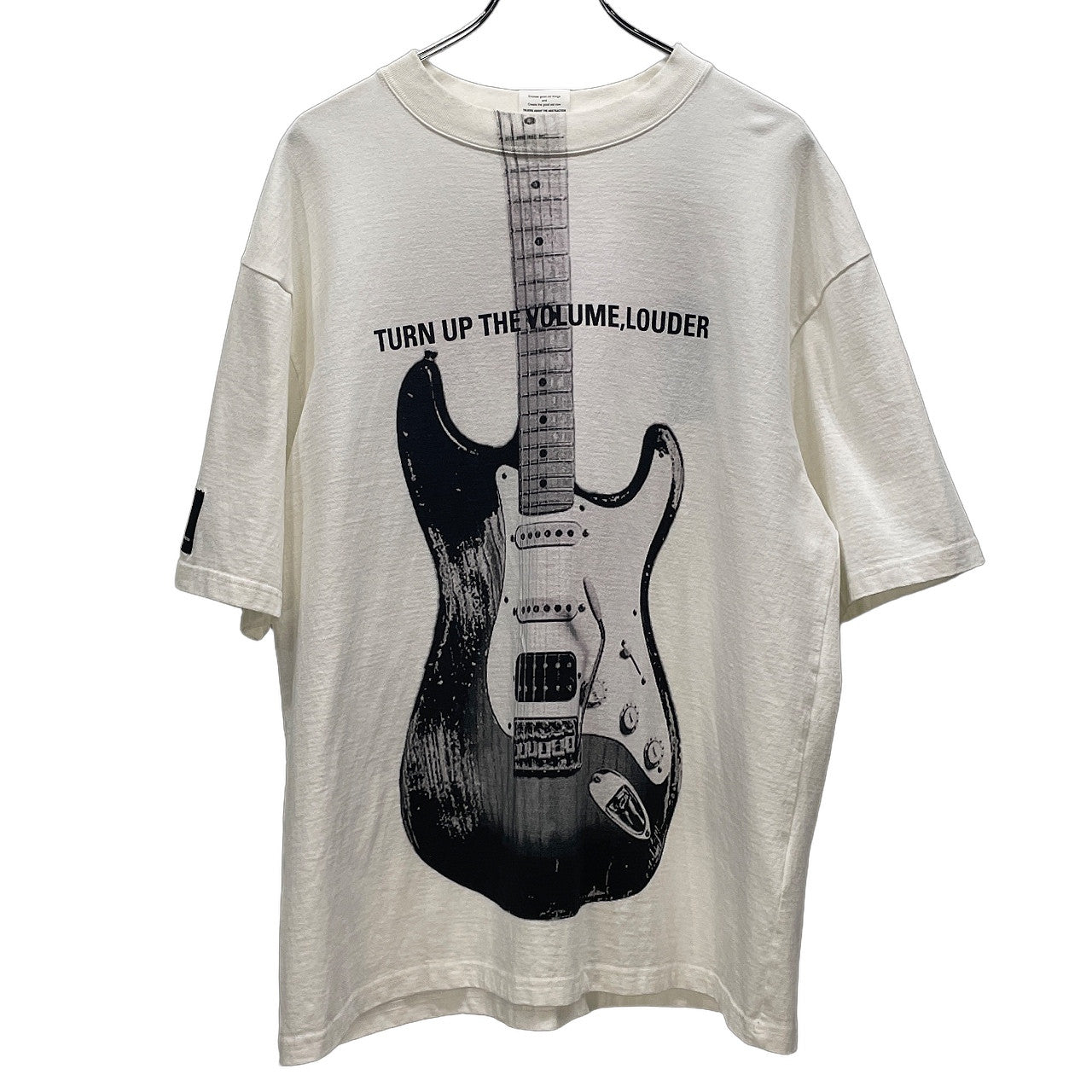 TALKING ABOUT THE ABSTRACTION 25SS SMOUDGE T-SHIRT バッククロス刺繍ギタープリントTシャツ カットソー Tee T-shirt トップス 未使用タグ付き NPT-T-007 定価24,200円 TATA トーキングアバウト ジ アブストラクション
